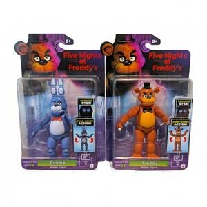 Jazwares Five Nights at Freddy's Bonnie & Freddy 5" Action Figure Set - IN HAND